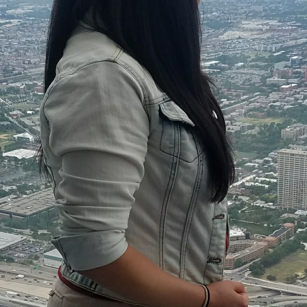 Light blue jean jacket